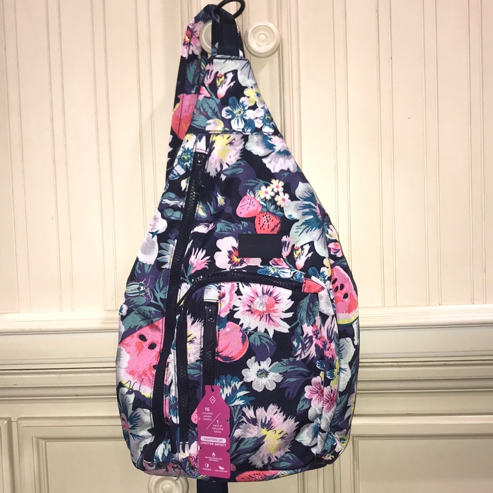 Vera Bradley Sling Bag Recycled water bottles NWT